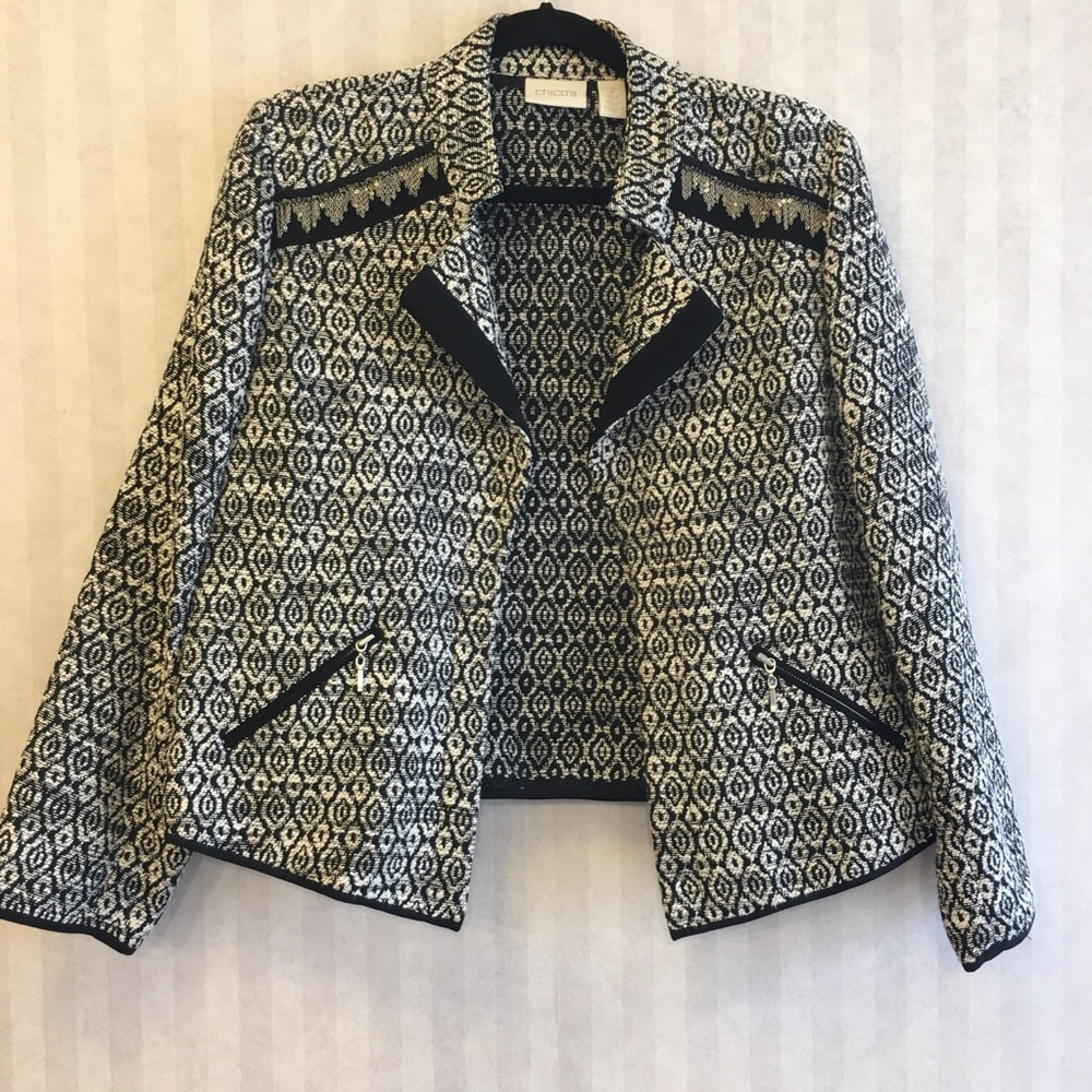 CHico’s Jacket Size 2 smoke free pet free home